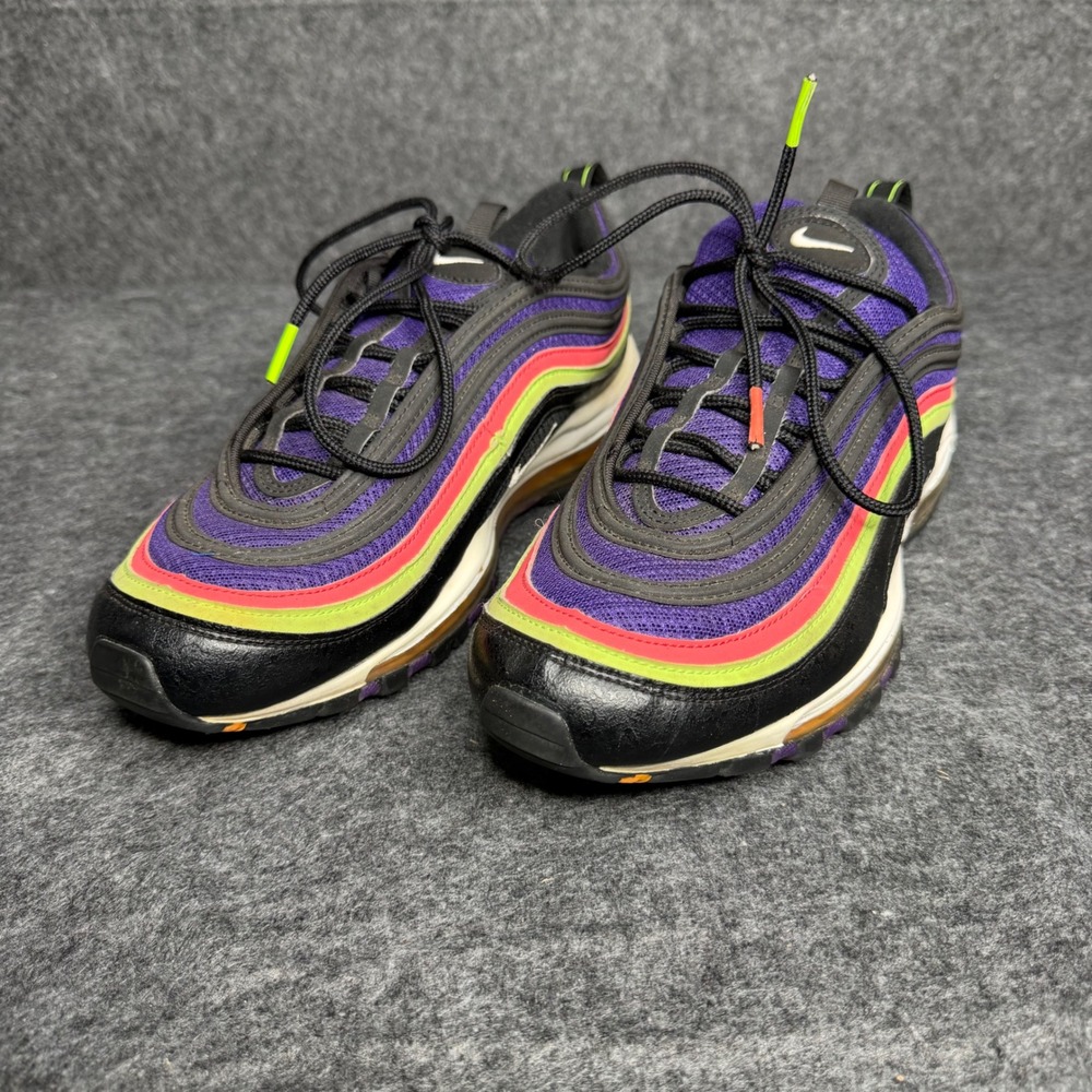 Nike Air Max 97 Joker Court Purple Black Luminous Green CU4890-001‎ Mens Size 10